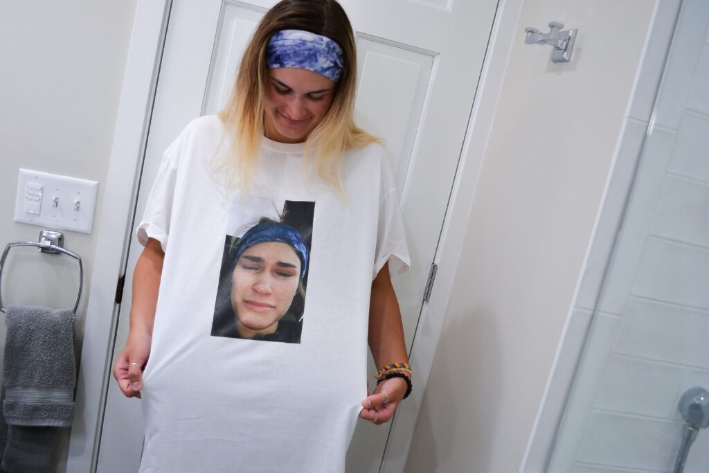 Consider immortalising your inside jokes with meme faces on your personalised face T shirts.